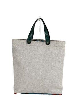 Hermes Handbag Petit h Canvas Green